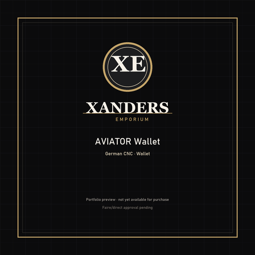 AVIATOR Wallet — Xanders Emporium portfolio preview