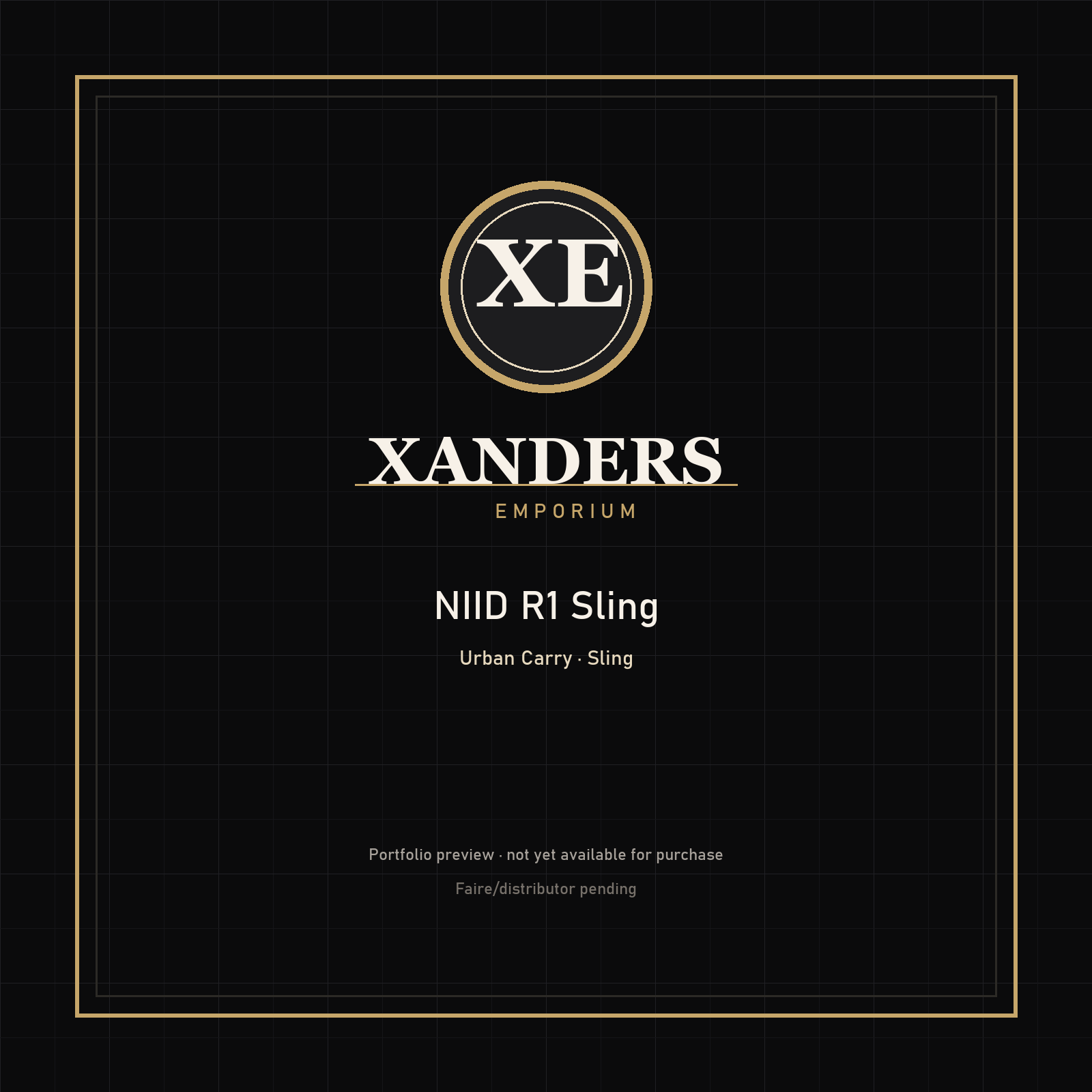 NIID R1 Sling — Xanders Emporium portfolio preview