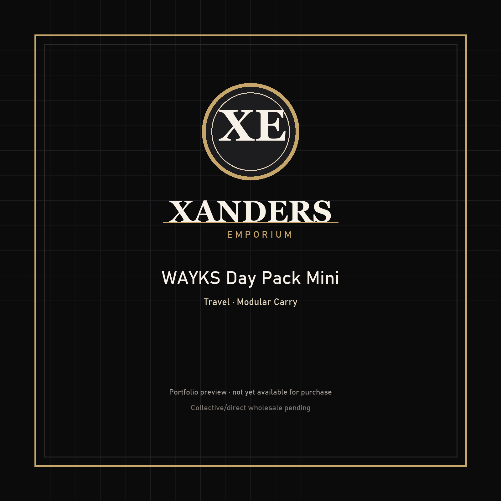 WAYKS Day Pack Mini — Xanders Emporium portfolio preview